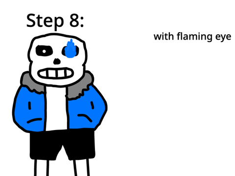 how to draw sans