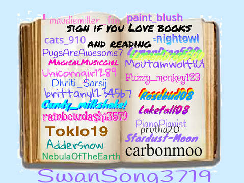 Sign if you Love reading books! remix  remix remix remix