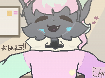 Pastel says hi from over yonder