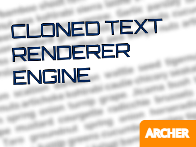 Cloned Text printer | Archer_2008
