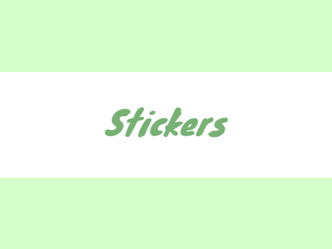 Sticker dump