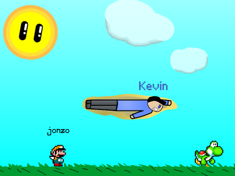 Add Yourself Chasing Yoshi!