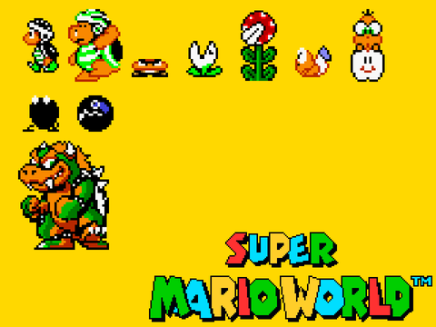 SMW Beta Enemy Sprites
