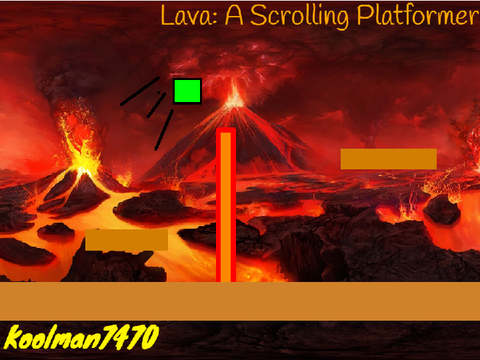 Lava: A Scrolling Platformer