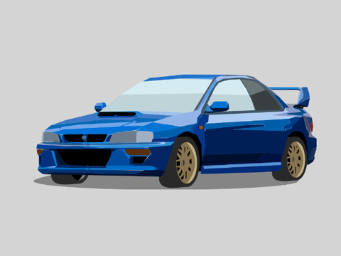 Subaru Impreza WRX STi (22b) blocksahde