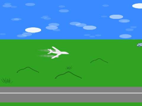 2D airplane simulator