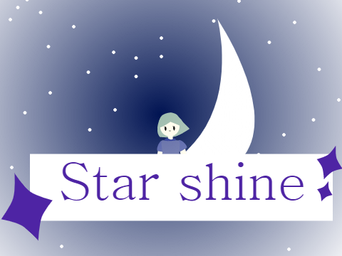 Star shine-short animation