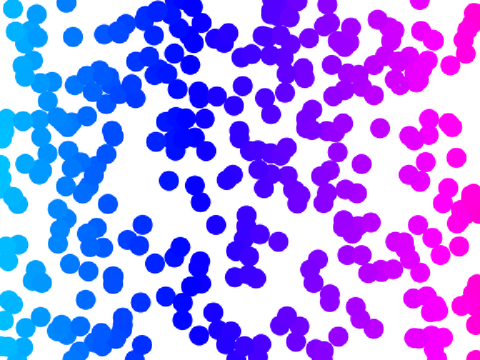 list based particles with wall collision