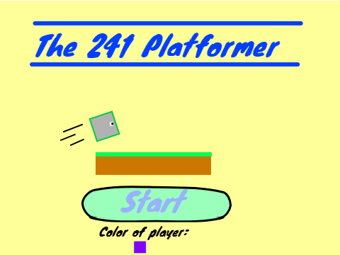 The 241 Platformer 2 (WIP)
