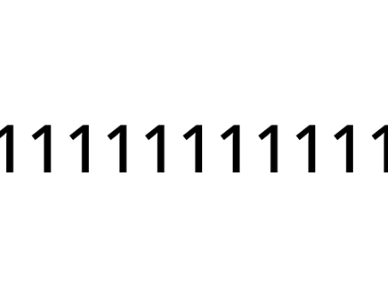 one