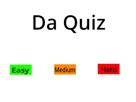 Da quiz Template/real quiz