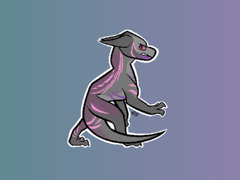 Lezard violet