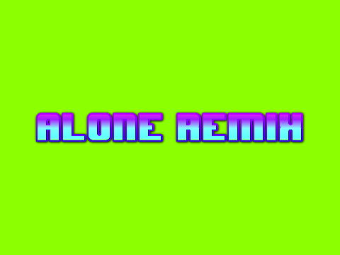 Alone- Marshmello (Letters Edition)