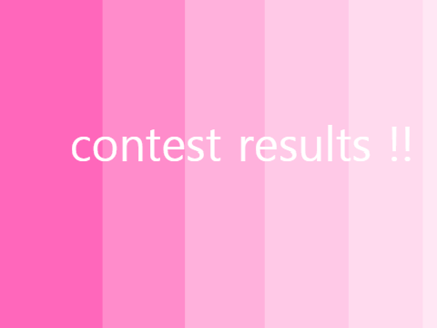 ✎┊stickers contest results
