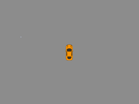 Town 3D test with car