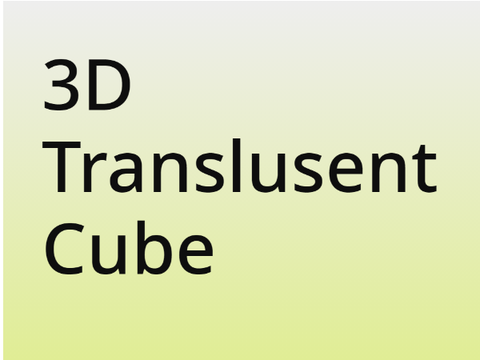 How to draw 3D cubes