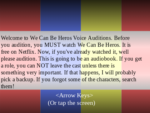We Can Be Heroes || Ellie's Audition