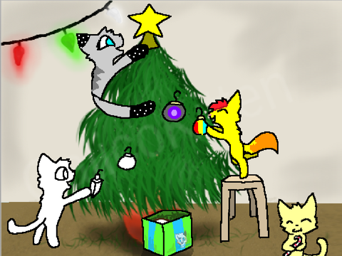 Add Your OC Decorating A Tree! remix-4 remix
