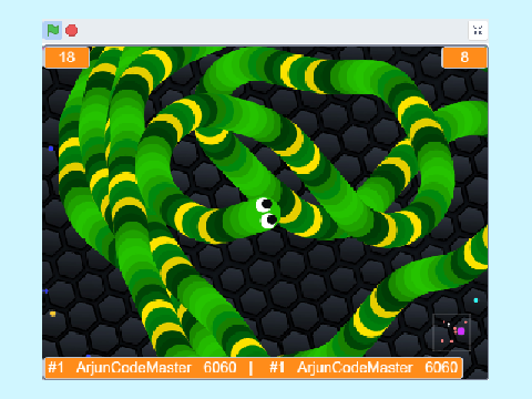 My slither.io scores