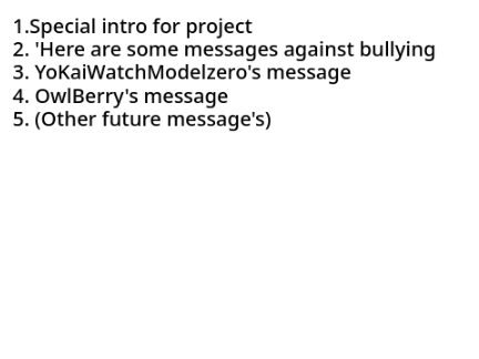 Collab Script: Anti-Bullying project