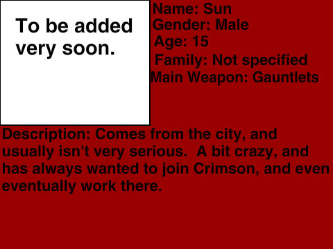 Luna Character ID Card - Sun