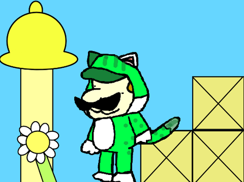 Looigi as a cat