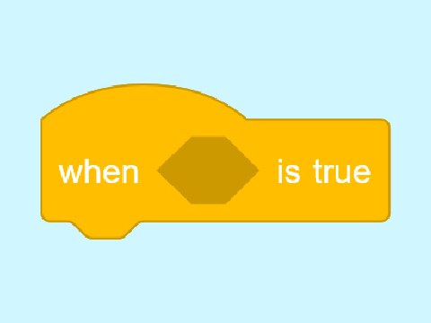 When <> is True block