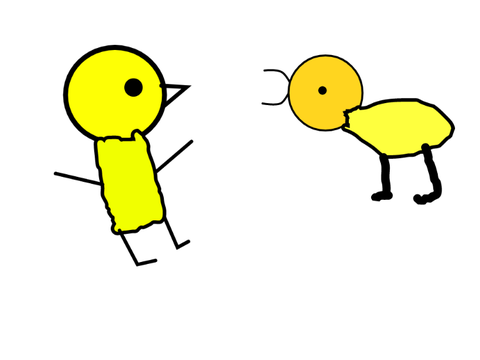 quack quack duck and the chicken
