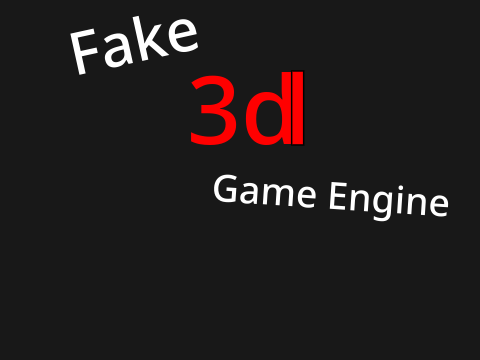 Fake 3d engine go BRRRR