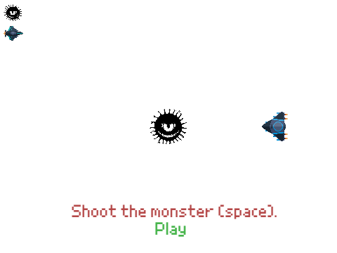 Shoot the monster