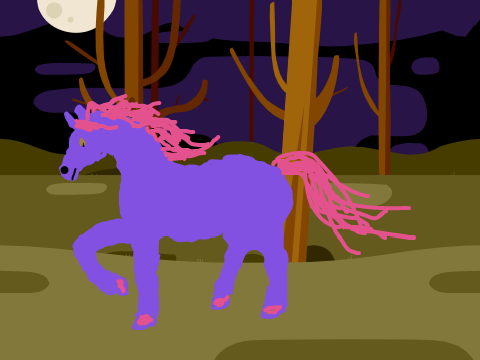 enchanted pony example for art contest!