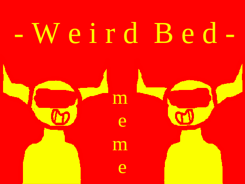 Weird Bed // Meme