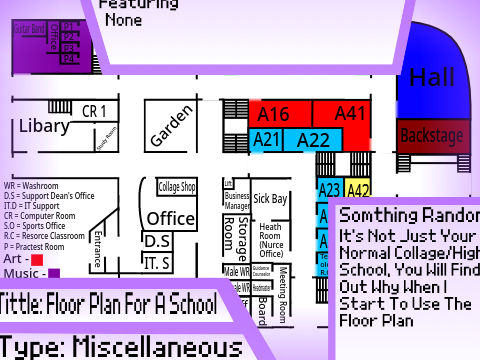 Floor Plan For A Random School