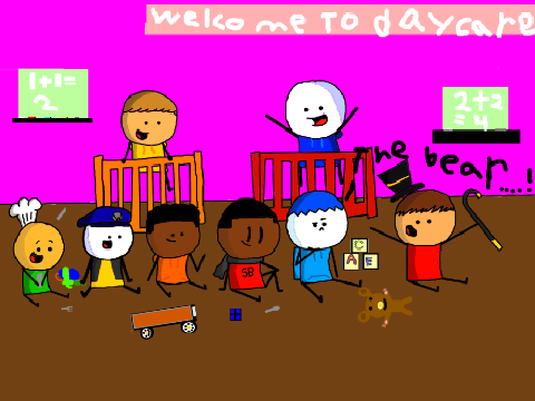 the first drawing on the collab