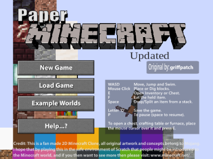 Paper Minecraft 