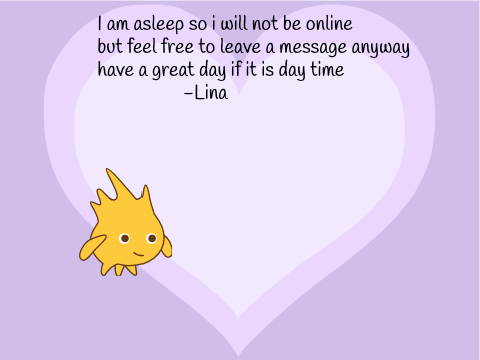 i will put this up if i am asleep