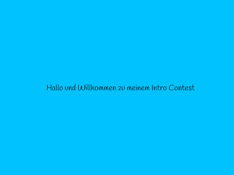 (Open) Intro Contest
