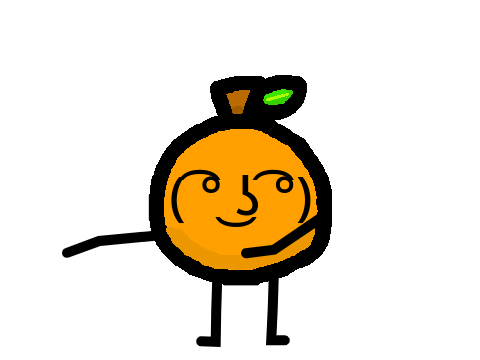 Orange Doing The Floss For Eternity