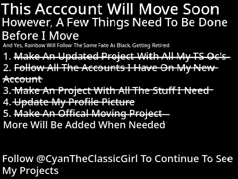 This Account To Be Moved