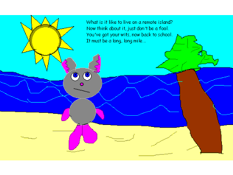 Doody on a remote island--includes a four-line poem!