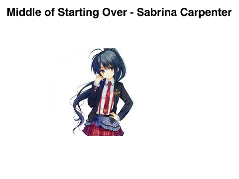 Middle of Starting Over