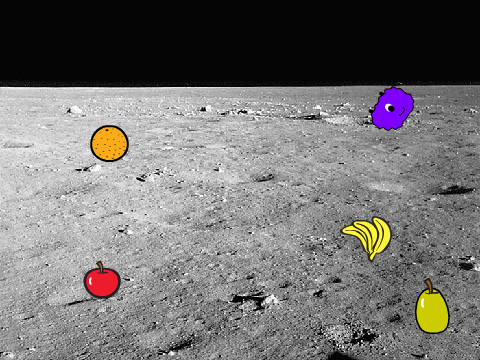 Flurb Fruit Moon Hunt Game - Blocks