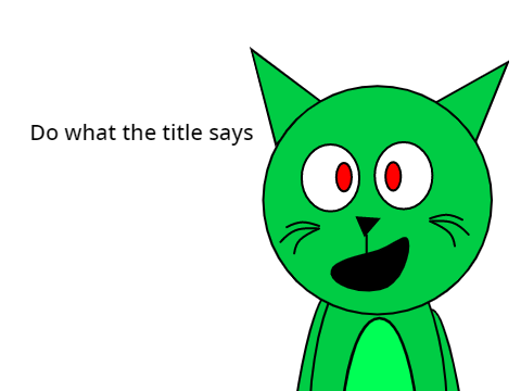 Remix the project with a random sound file and I'll make it into an animation!