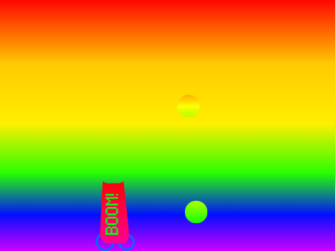 Rainbow ball shooter 