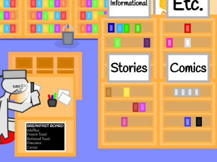 Breakfast Bookstore my book