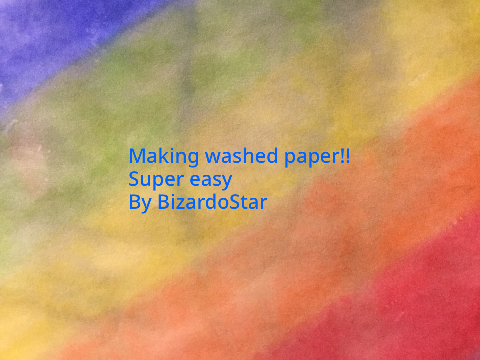 How to make washed bookmarks-super simple