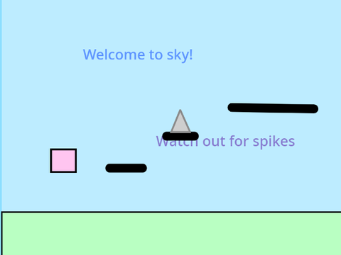 Sky a platformer