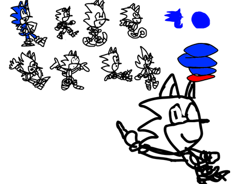 sonic mania sprites