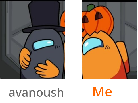 Matching pfps for me and avanoush