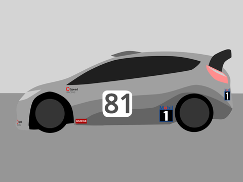 Ford Fiesta Rally car